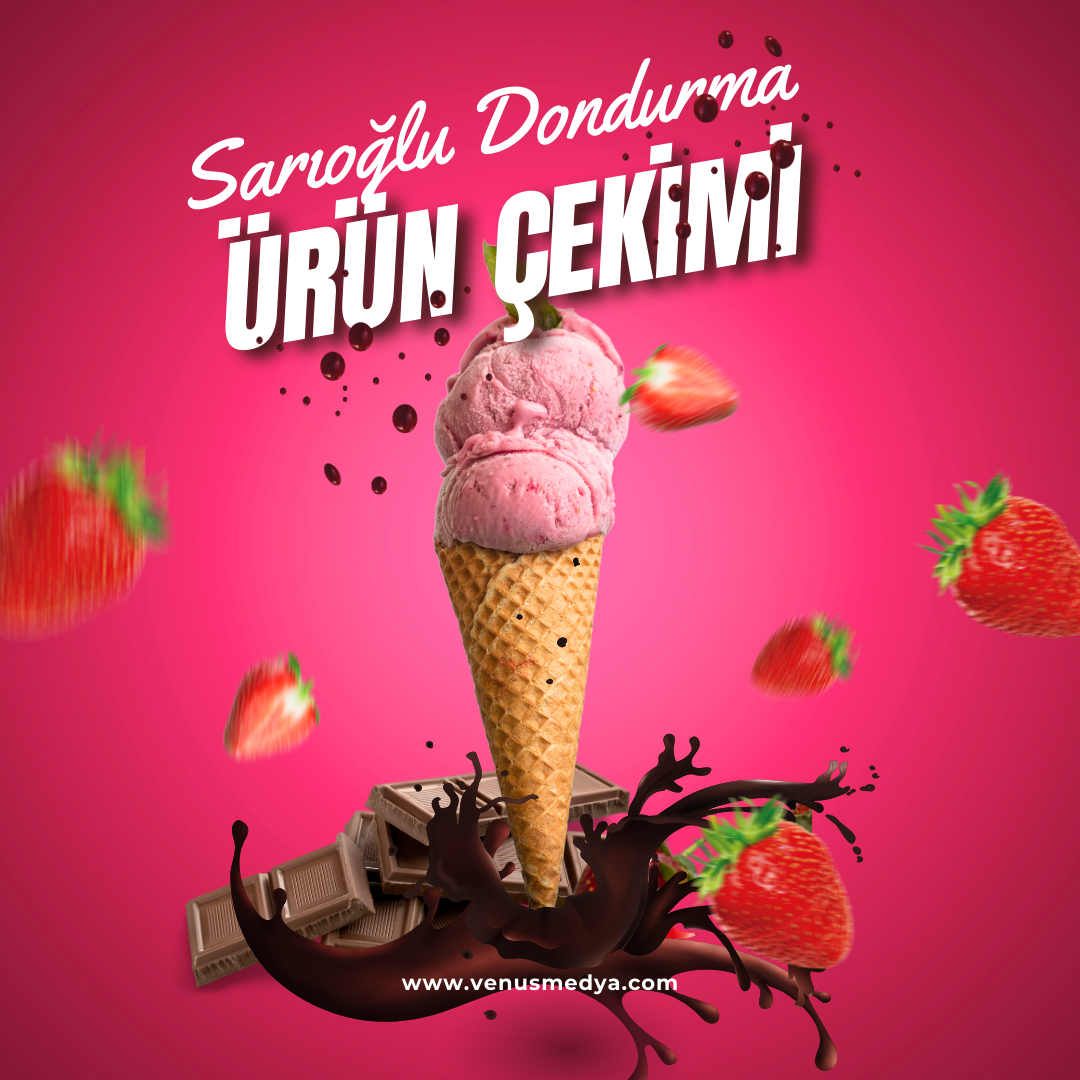 Sarıoğlu Dondurma ürün çekimi